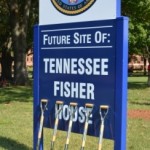 c Shovels with sign