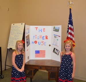 Ava and Olivia - presentation to Chickmauga DAR