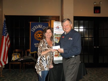 McMINNVILLE EXCHANGE CLUB SUPPORTS TENNESSEE FISHER HOUSE FOUNDATION, INC.